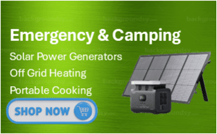 Camping bbq off grid solar power emergency barbecue heating UltraCore Distribution